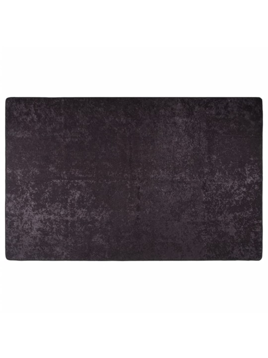 Koberec pratelný 80 x 150 cm antracitový protiskluzový