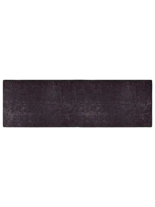 Koberec pratelný 80 x 300 cm antracitový protiskluzový