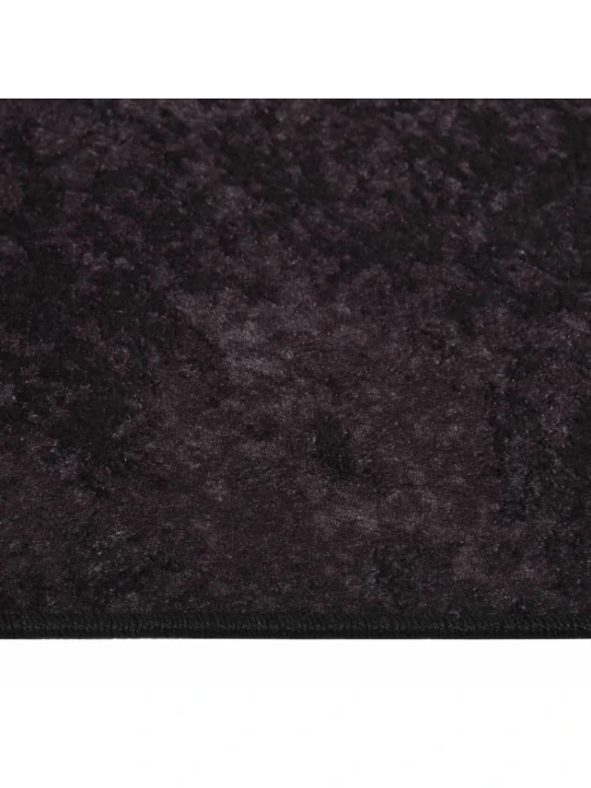 Koberec pratelný 80 x 300 cm antracitový protiskluzový