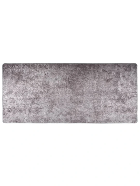 Koberec pratelný 80 x 300 cm šedý protiskluzový