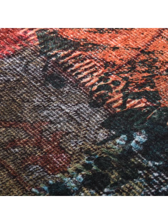 Koberec pratelný patchwork 80x150 cm vícebarevný protiskluzový