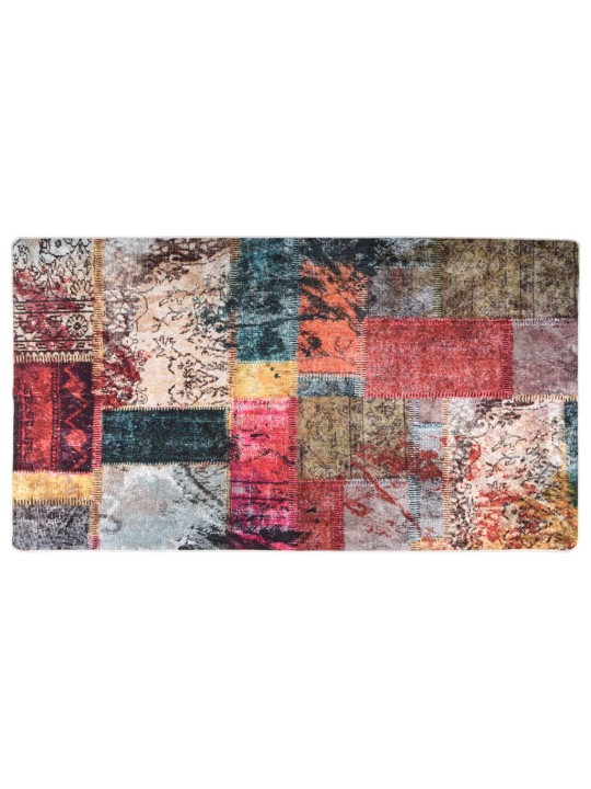 Koberec pratelný patchwork 190x300 cm vícebarevný protiskluzový