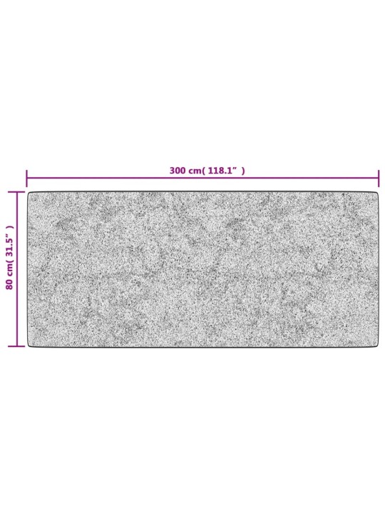 Koberec pratelný 80 x 300 cm vícebarevný protiskluzový