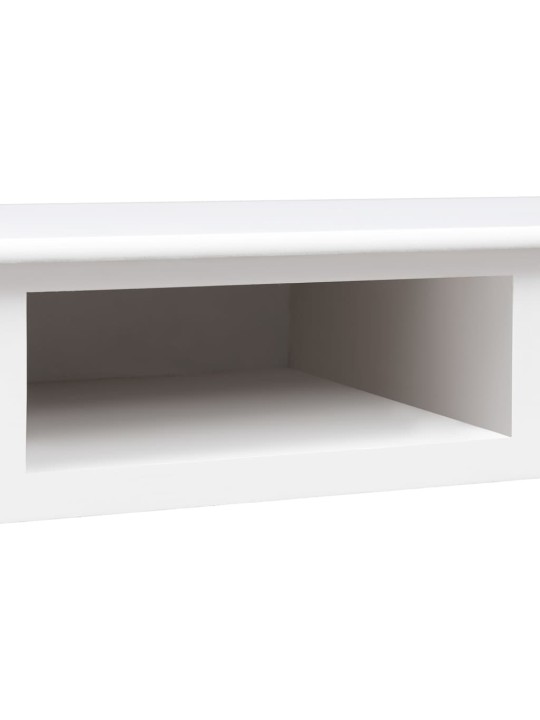 Psací stůl bílý 108 x 45 x 76 cm masivní pavlovnie
