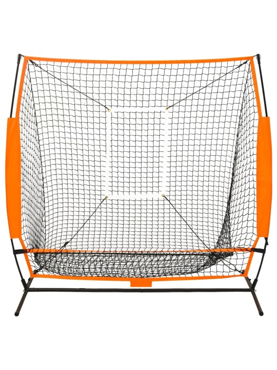 Tréninková síť pro baseball černá 174 x 76 x 158,5 cm