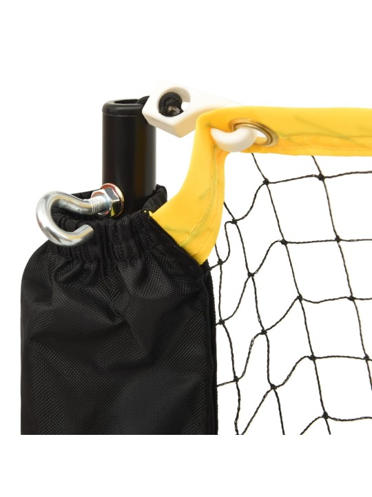 Nastavitelná badmintonová síť 500 x 103 x 94–158 cm kov