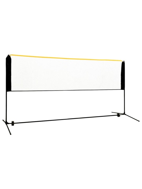 Nastavitelná badmintonová síť 300 x 103 x 94–158 cm kov
