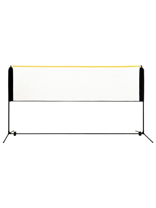 Nastavitelná badmintonová síť 300 x 103 x 94–158 cm kov