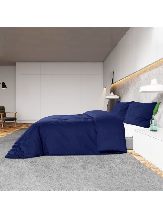 Sada ložního prádla námořnická modř 200x200cm lehké mikrovlákno