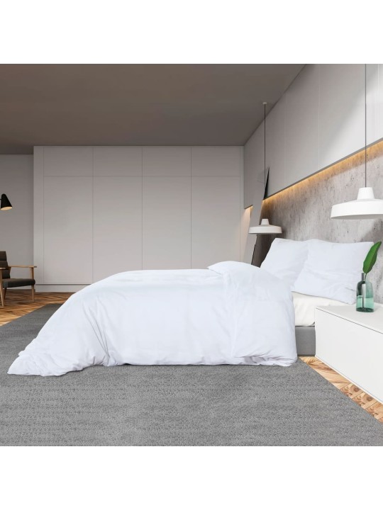 Sada ložního prádla bílá 155 x 220 cm lehké mikrovlákno