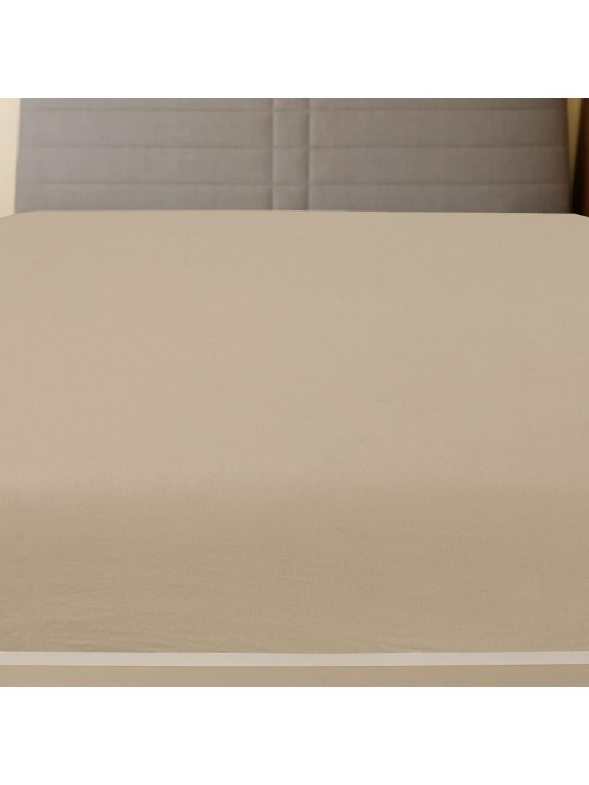 Jersey prostěradla 2 ks taupe 160x200 cm bavlna