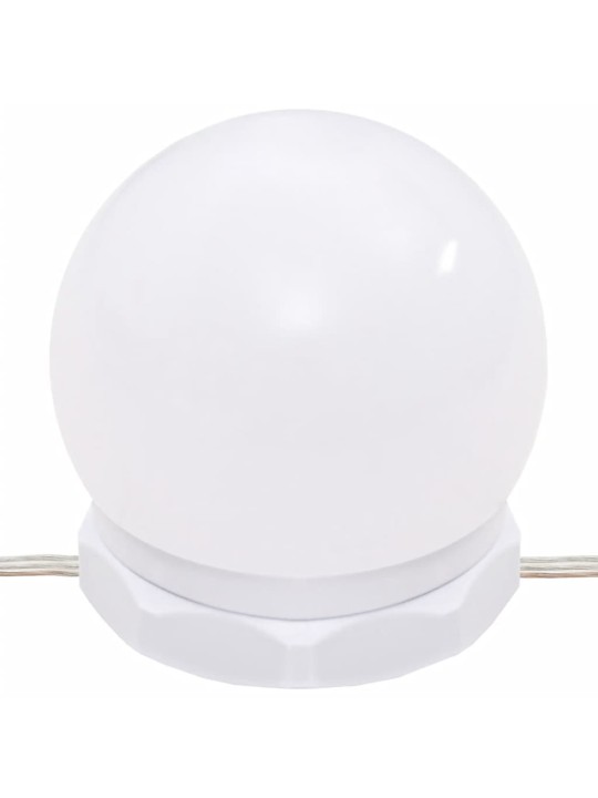 LED toaletní stolek se skříňkou dub sonoma kompozitní dřevo