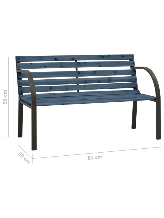 Dětská zahradní lavička 81 cm čínská jedle šedá