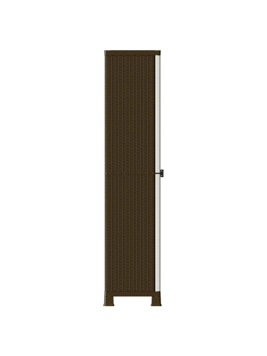 Plastová skříňka 68 x 39 x 171,5 cm ratanový design