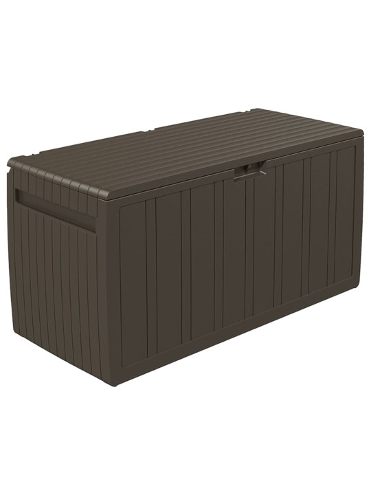 Úložný box na podušky hnědý 117 x 45,5 x 57,5 cm 270 l
