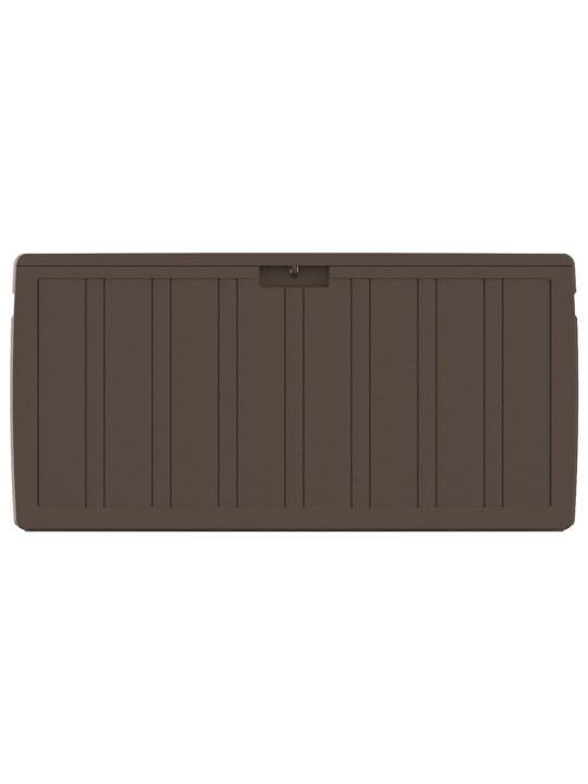 Úložný box na podušky hnědý 117 x 45,5 x 57,5 cm 270 l