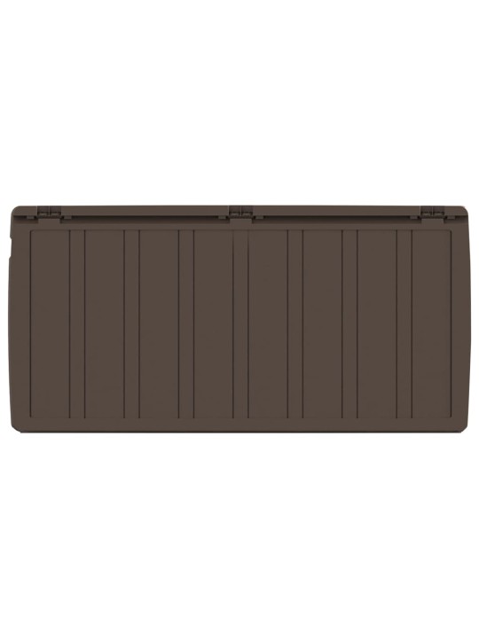 Úložný box na podušky hnědý 117 x 45,5 x 57,5 cm 270 l