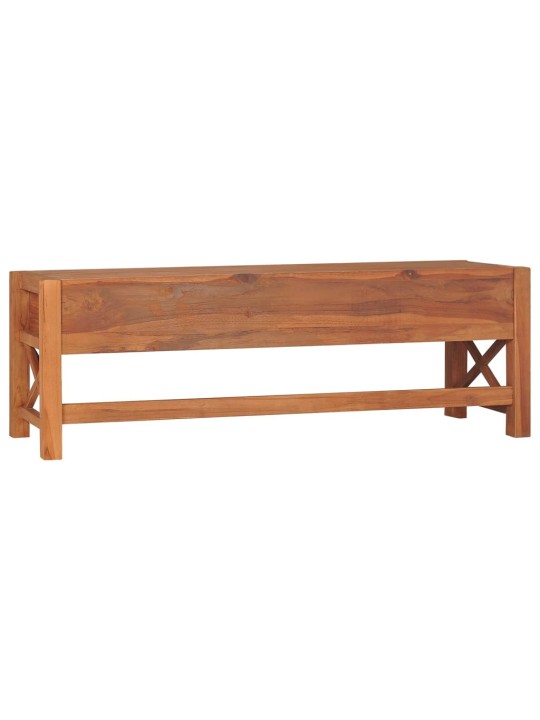 Tv skříňka se zásuvkami 120 x 40 x 45 cm masivní teakové dřevo