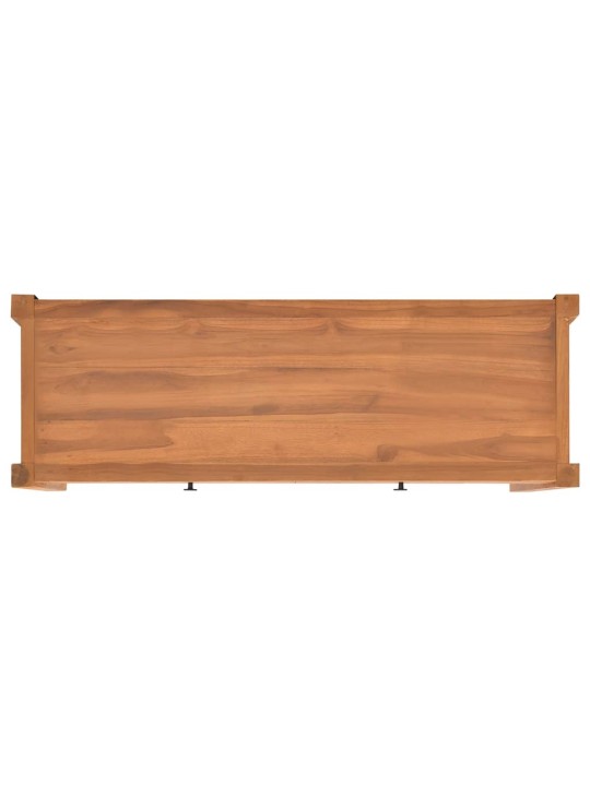 Tv skříňka se zásuvkami 120 x 40 x 45 cm masivní teakové dřevo