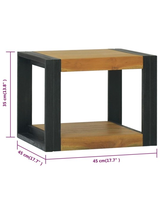 Koupelnová skříňka 45 x 45 x 35 cm masivní teakové dřevo