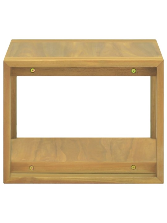 Nástěnná koupelnová skříňka 45 x 45 x 35 cm masivní teak