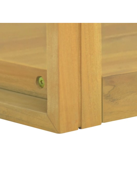 Nástěnná koupelnová skříňka 45 x 45 x 35 cm masivní teak