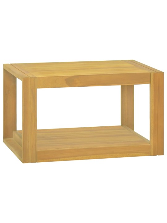 Nástěnná koupelnová skříňka 60 x 45 x 35 cm masivní teak