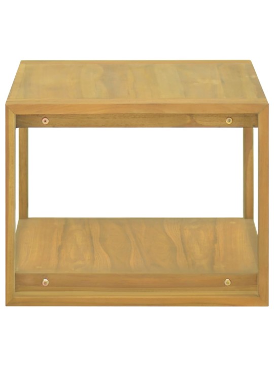Nástěnná koupelnová skříňka 60 x 45 x 35 cm masivní teak