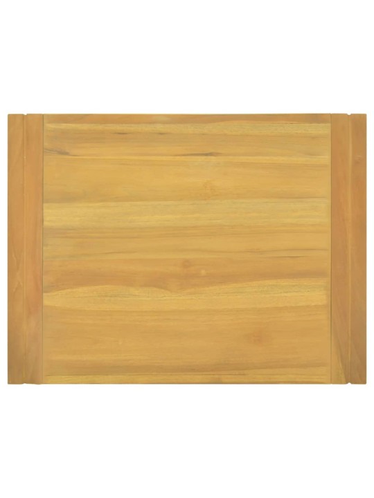 Nástěnná koupelnová skříňka 60 x 45 x 35 cm masivní teak