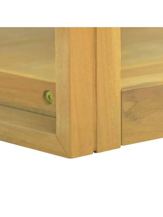 Nástěnná koupelnová skříňka 60 x 45 x 35 cm masivní teak