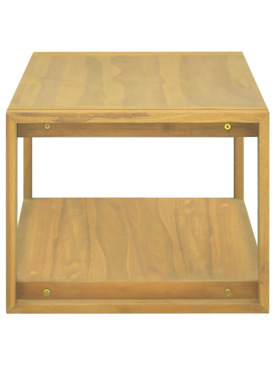 Nástěnná koupelnová skříňka 90 x 45 x 35 cm masivní teak