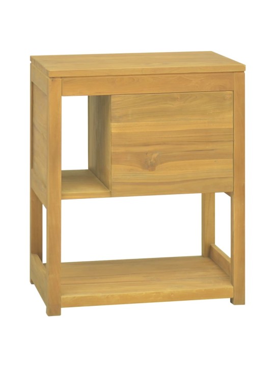 Koupelnová skříňka 60 x 40 x 75 cm masivní teakové dřevo