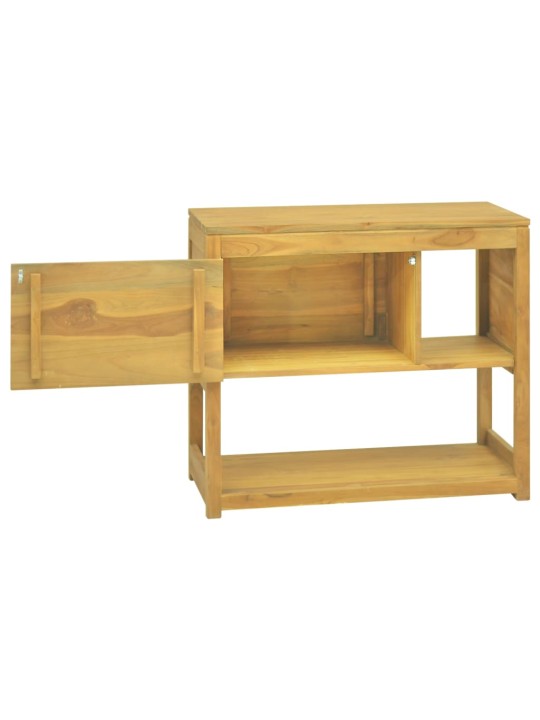 Koupelnová skříňka 85 x 40 x 75 cm masivní teakové dřevo