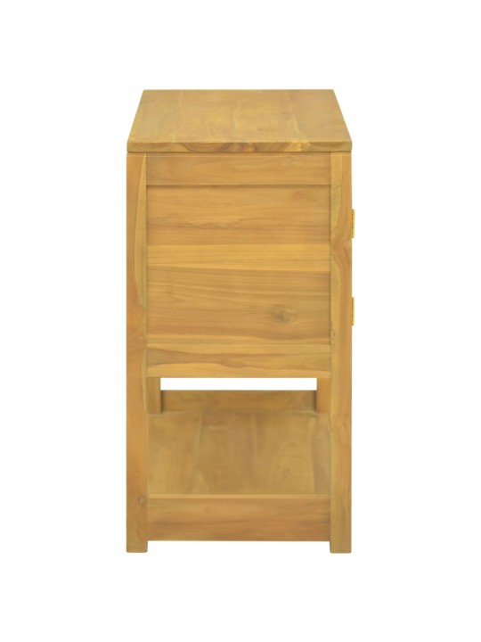 Koupelnová skříňka 85 x 40 x 75 cm masivní teakové dřevo
