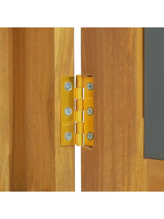 Zrcadlová skříňka 60 x 10 x 40 cm masivní teakové dřevo