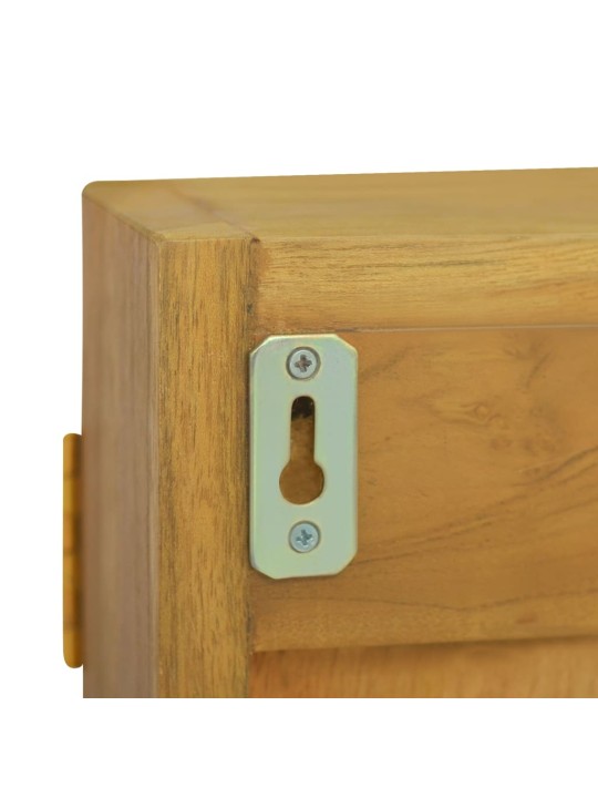 Zrcadlová skříňka 60 x 10 x 40 cm masivní teakové dřevo