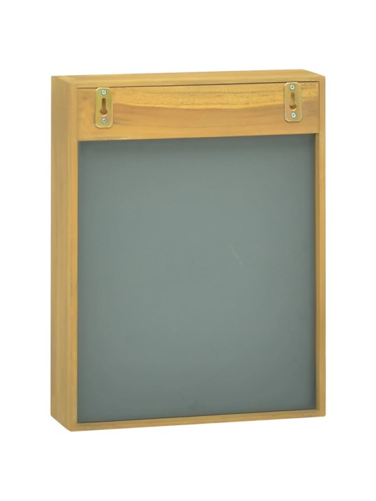 Zrcadlová skříňka 30 x 10 x 40 cm masivní teakové dřevo
