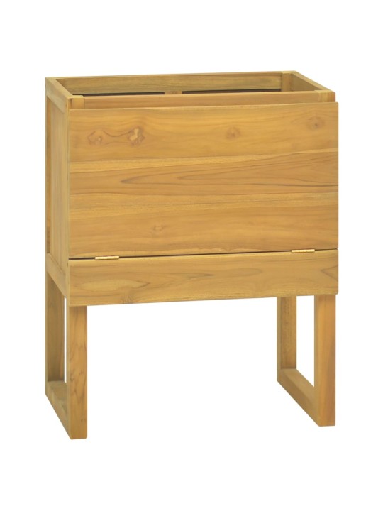 Koupelnová skříňka 60 x 40 x 75 cm masivní teakové dřevo