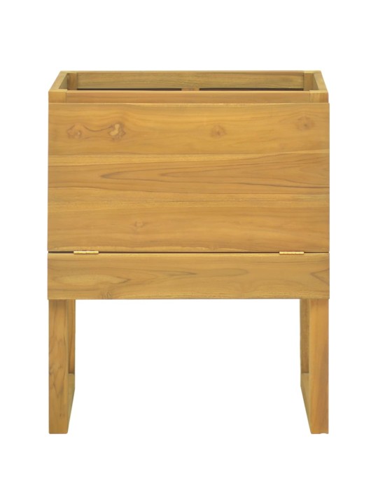 Koupelnová skříňka 60 x 40 x 75 cm masivní teakové dřevo