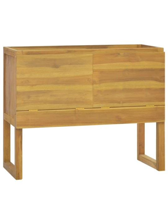 Koupelnová skříňka 90 x 40 x 75,5 cm masivní teakové dřevo