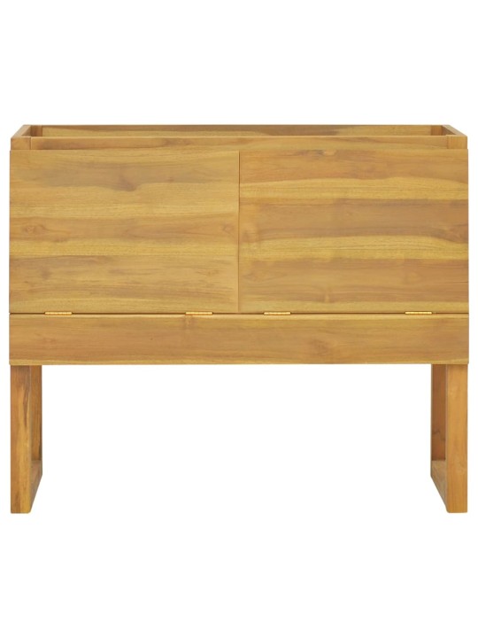 Koupelnová skříňka 90 x 40 x 75,5 cm masivní teakové dřevo