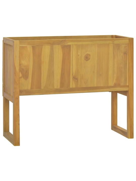 Koupelnová skříňka 90 x 40 x 75,5 cm masivní teakové dřevo