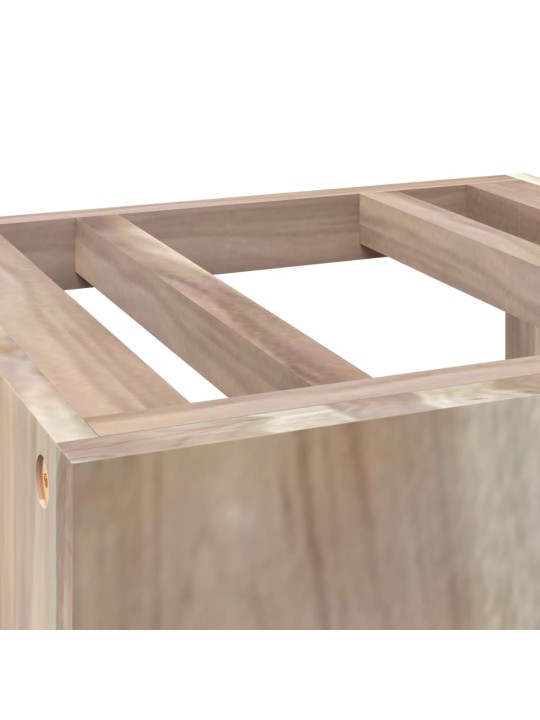 Nástěnná koupelnová skříňka 41 x 38 x 40 cm masivní teak