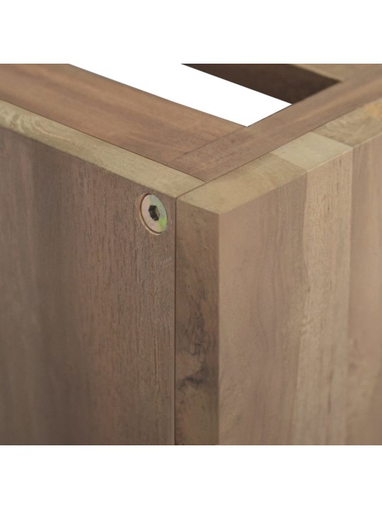 Nástěnná koupelnová skříňka 46 x 25,5 x 40 cm masivní teak