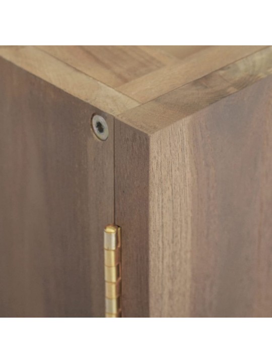 Nástěnná koupelnová skříňka 90 x 39 x 40 cm masivní teak