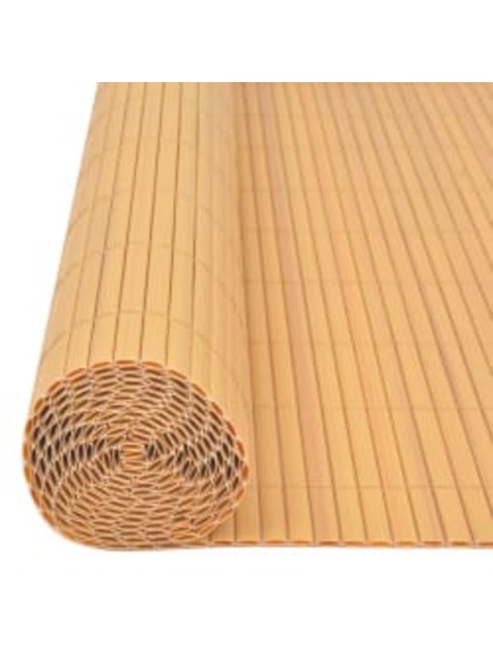 Oboustranný zahradní plot 110 x 300 cm žlutý