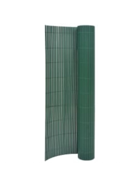 Oboustranný zahradní plot 110 x 400 cm zelený