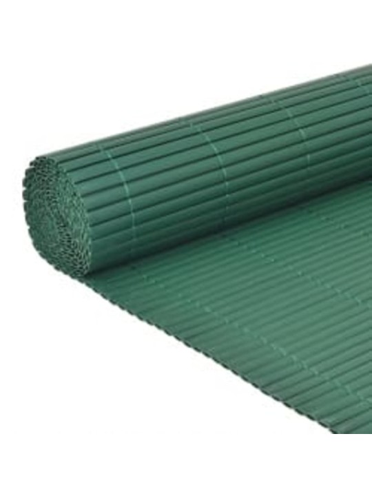 Oboustranný zahradní plot 110 x 400 cm zelený
