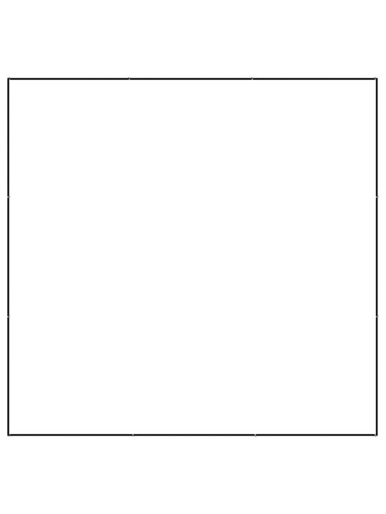 Psí kotec černý 9 m² ocel