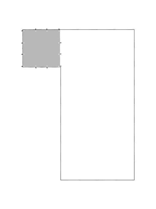 Psí kotec černý 10,89 m² ocel